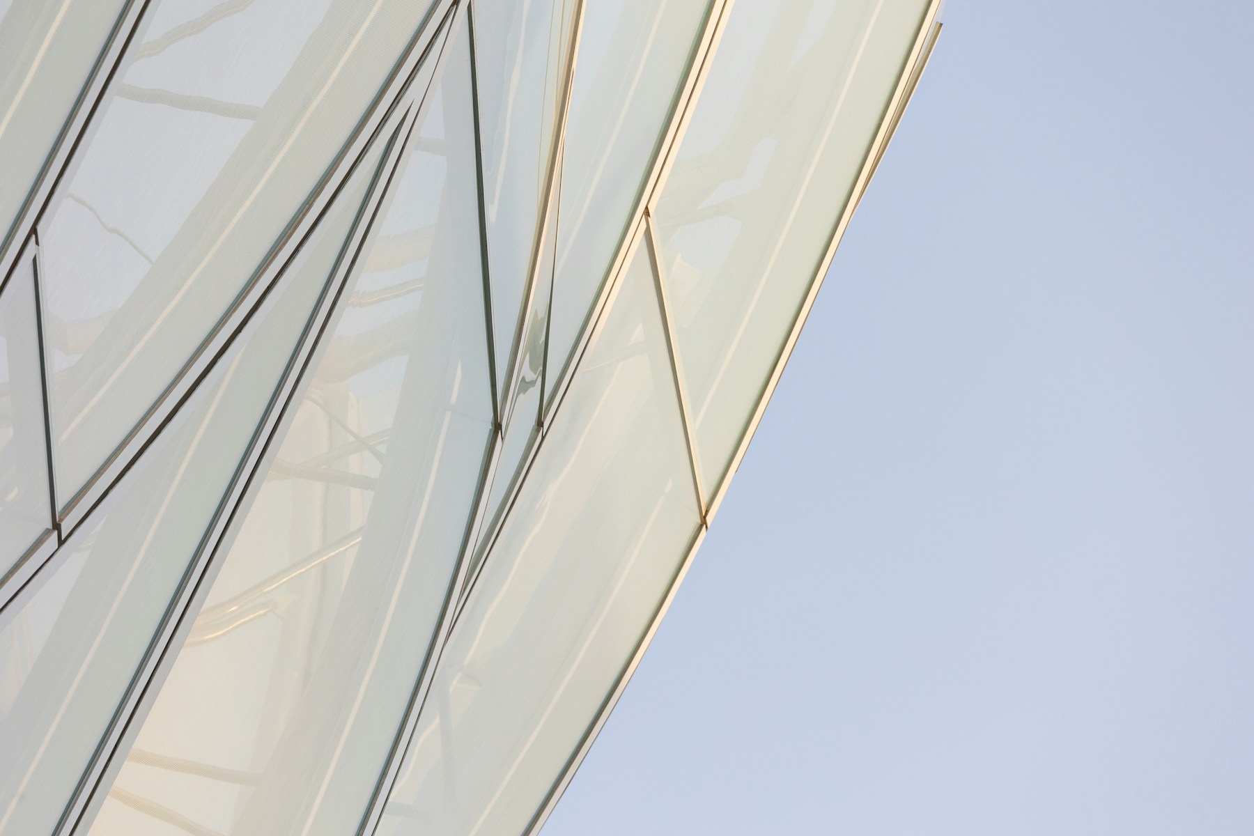 Dettaglio di architettura contemporanea, immagine dimostrativa